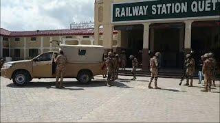 Heavy paramilitary presence at Pakistan's Quetta station after train attack | AFP