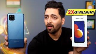 Samsung Galaxy M12 - Unboxing & Hands On | 90Hz Display | 6000 mAh | 48MP Camera | 8nm Processor