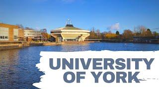  HD Walking Tour through the UNIVERSITY OF YORK CAMPUS (England, UK)