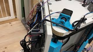 Testing Klipper on Delta with 6 stepper motors and no idlers. 300mm/s 20000 acceleration