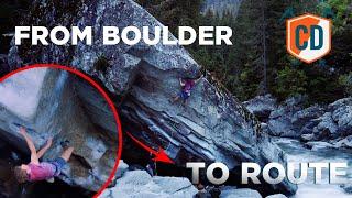 8B+ Boulder...Becomes A 9a Route... | Climbing Daily Ep.1856