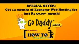 GoDaddy SPECIAL OFFER Get 12 months of Economy Web Hosting for just ₨ 59 00 month