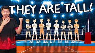 Their Volleyball Team Was SO TALL!