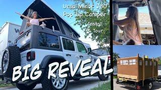 This will change the way I travel! Ursa Minor J30 Pop Up Camper Install and Tour | Jeep Wrangler JL