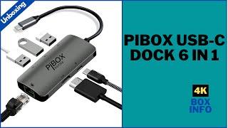 PiBox USB-C Hub Dock 6 in 1 #PiBox #USBTypeCHubDock @Boxinfo#Box info