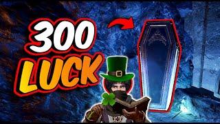 300 LUCK vs ROYAL COFFIN in... Goblin Caves? | Solo Warlock PvP