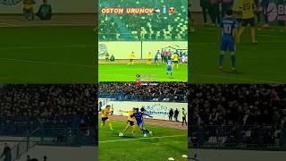 The strongest player in Uzbekistan is Oston Urunov️ #uzbekistan #navbahor #football #skill