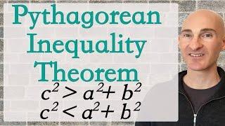 Pythagorean Inequality Theorem - Obtuse, Acute or Right?