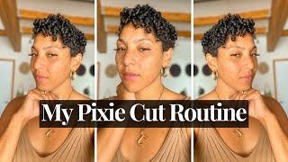 Curly Pixie Routine for Defined Curls | Lil Miss JB Style