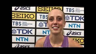 Jemma Reekie on her 800m heat at World Champs 2023