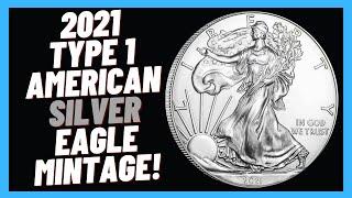 2021 Type 1 American Silver Eagle Mintage Numbers Thus Far! Comparison to Previous Bullion Years!