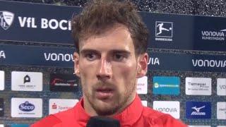 Leon Goretzka Interview nach dem Spiel Bochum : FC Bayern 3:2 18.02.2024