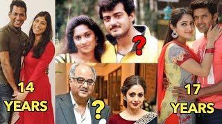 Tamil actors shocking Huge age difference with their wife's that you failed to notice |  Ajith