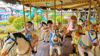 Main Kuda Kudaan Komedi Putar dan Perosotan - Playground Lucu Anak