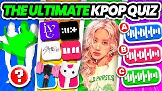 THE ULTIMATE KPOP QUIZ CHALLENGE  KPOP QUIZ 2024