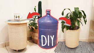 DIY - Como transformar um galão em mesa ou cachepot!