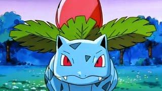 Bulbasaur evolves into Ivysaur