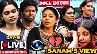 "யாரு Possessive?"Tharshika Vs AnshithaVJ Vishal Safe Game ஆடுறாரா?| BB 8 Day 51 | Sanam's view