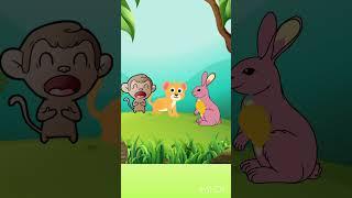 #shorts Monkey's Mango  #kidsstories #funnyvideo #funnyanimals #shortstories #kidsvideo #storytime