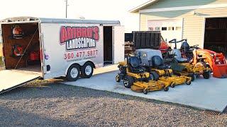 Ultimate Lawn Care Trailer Set-Up!