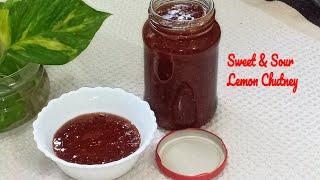 Sweet n Sour Lemon Chutney/Khatti Meethi Nimbu Ki Chatni/नींबू की खट्टी मीठी स्पाइसी चटनी कैसे बनाये