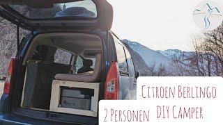 Budget DIY Camper-Ausbau für 2 Personen |Hochdachkombi Citroen Berlingo (Caddy, NV200, Dokker)