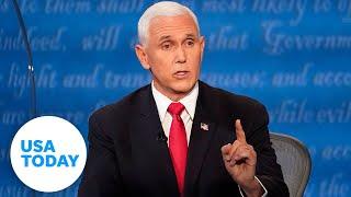 VP debate: Harris and Pence talk Trump's take on white supremacists | USA TODAY