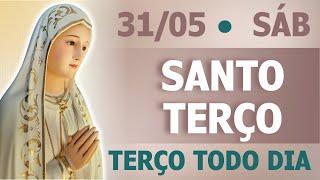 TERÇO DE HOJE 31/05/2025 - SÁBADO - MISTÉRIOS GOZOSOS: SANTO TERÇO MARIANO | Oração Diária