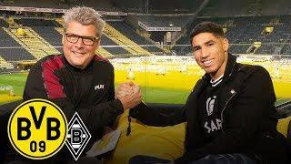 BVB Youngster Achraf Hakimi joins BVB Matchday Magazine | Borussia Dortmund - Gladbach