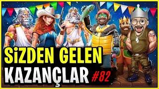 SLOT OYUNLARI  SİZDEN GELENLER SLOT 82  REKOR KAZANÇLAR  SİZDEN GELEN MAX WİNLER #slotoyunları