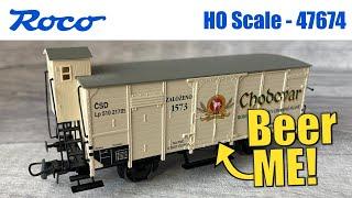 BEER ME Chodovar CSD Beer Wagon Czechoslovak State Railways - Unboxing & Model Railway Review | Roco
