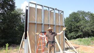 Rammed Earth Wall Framing - Figuring It Out - Vlog 43