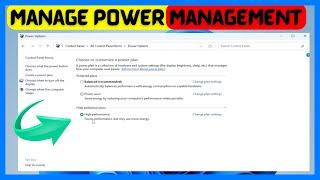 How to Change Power Mode in Windows 10/11 | Manage Power Management windows PC