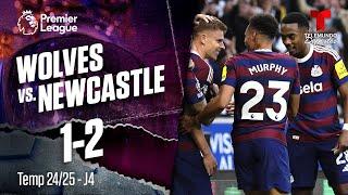 Highlights & Goles: Wolverhampton vs. Newcastle 1-2 | Premier League | Telemundo Deportes