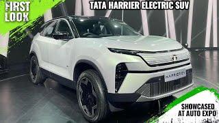 Tata Harrier EV Launched At Auto Expo 2023 - First Look | Full Interior And Exterior