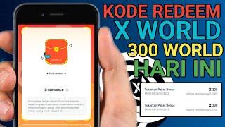 300 WORLD KODE REDEEM X WORLD HARI INI 15 MARET | PELUNCURAN FITUR BARU X WORLD ERA BARU AI