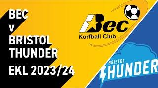 Bec Korfball Club v Bristol Thunder 2023/24