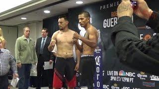 Robert Guerrero vs Aron Martinez weigh ins - Villainfy