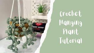 Crochet Hanging Potted Plant Tutorial