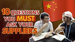 Top 10 Questions to ask Chinese Suppliers | Sourcing Best Manufacturers from China 