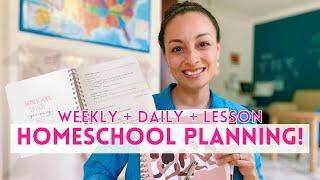 How I Do Weekly, Daily, Lesson Planning for Homeschool!