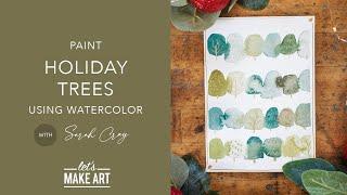 Easy Christmas Card Idea | With Sarah Cray of Let's Make Art