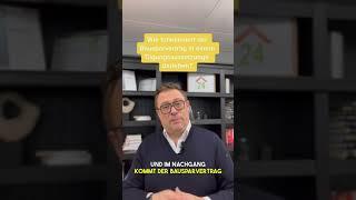 Wie funktioniert der Bausparvertrag in einem Tilgungsaussetzungsdarlehen?  #bausparen