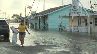 Rockport bait shop underwater as a result of  Tropical Storm Alberto