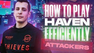Valorant tutorial - How to play Haven Efficiently - Attackers Side