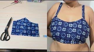 42 Size Cotton Full Coverage Bra Cutting and Stitching | 42 Size ब्रा काटने और सिलाई