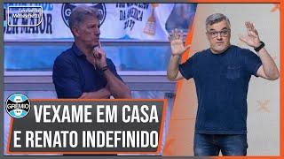 Vexame em casa e futuro de Renato não revelado. Mas presidente Guerra deu indicativos!