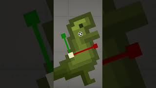 making a dinosaur  in melon playground