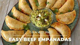 Easy Beef Empanadas Recipe | Amira's Pantry