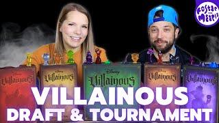 Villainous Game Day | Draft & Tournament | Villains Ranked | Board Game Day | Jeff vs Jamie